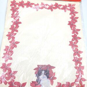 Stationery Paper For Invitations/Notice/Letter Holiday Kitty Design Vintage 1969
